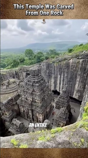 This Temple Was Carved From A Mountain