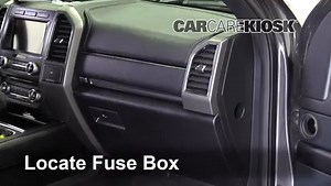 Interior Fuse Box Location: 2018 Ford Expedition Max XLT 3.5L V6 Turbo