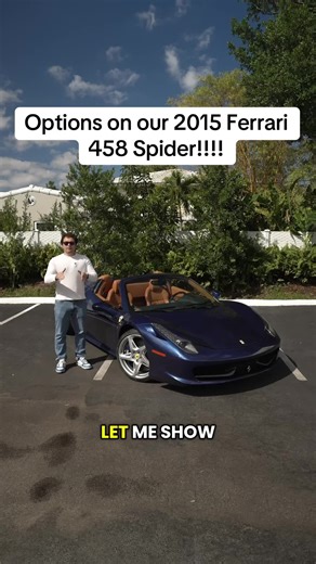 Options on our 2015 Ferrari 458 Spider! Shoot us a message for further inquiries!!!! - #fyp #ferrari458spider #458spider #carsforsale #carreview