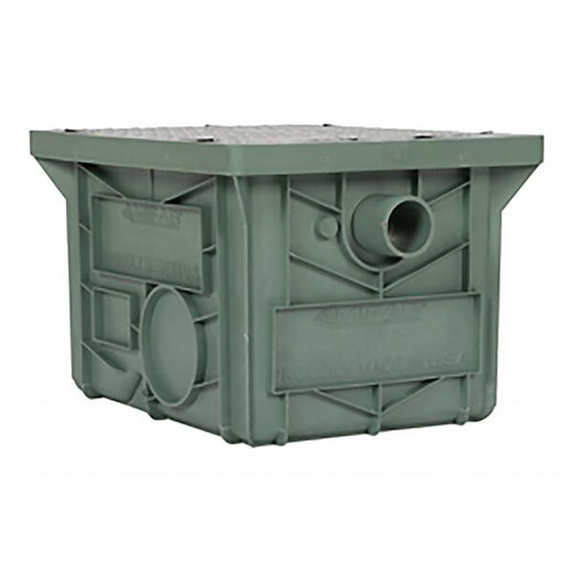 MIFAB LIL-25 Lil Max 50 lb. 25 GPM HDPE Grease Interceptor with No-Hub Outlet