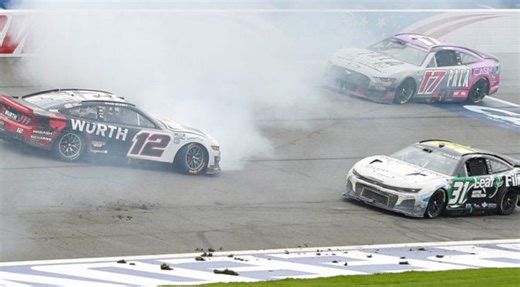 Stage 2 stack-up snarls nine cars at Auto Club