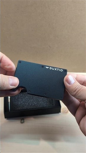 DUXTIO metal wallet #asmr #wallet #shortsviral