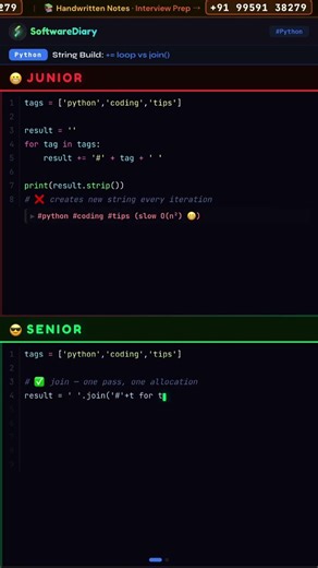 Junior vs Senior Python Dev 🤯 Same Code, Different Thinking! #coding #python #ytshorts