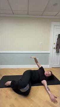 Open Book with Ball Between Knees | Thoracic Mobility & Core Activation