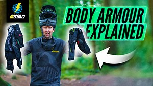 An EMTB is an incredibly versatile off-road tool, from smooth fire roads, waymarked trails and bike parks to exposed mountain adventures, body protection will cover you in case of any unexpected crashes, but what should you be wearing? Join Chris Smith as he takes you through some body armour essentials to help you stay safe & protected out on the trails! | Electric Mountain Bike Network