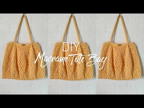 DIY Macrame Bag || Tote Bag || Macrame Bag Tutorial