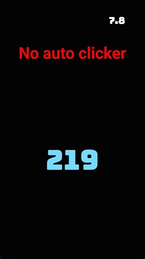 I used no auto clicker