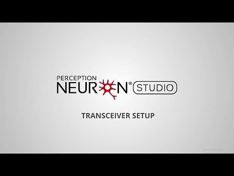 Perception Neuron Studio Transceiver Setup