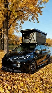 Electric lift roof tent: Save time and effort, instantly transform a commercial vehicle into an outdoor camping RV. #Sena #HighRoofSena #Grevia #SenaModification #RoofTent | RV Camping Car