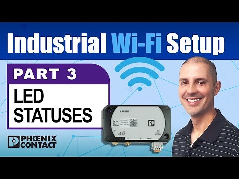 LED Status Indications | Industrial Wi-Fi Setup Part 3 | FL WLAN by Phoenix Contact