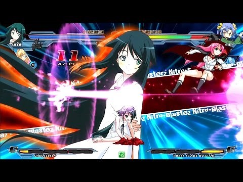 『ニトロプラス ブラスターズ』沙耶 プレイ動画（ロケテバージョン）