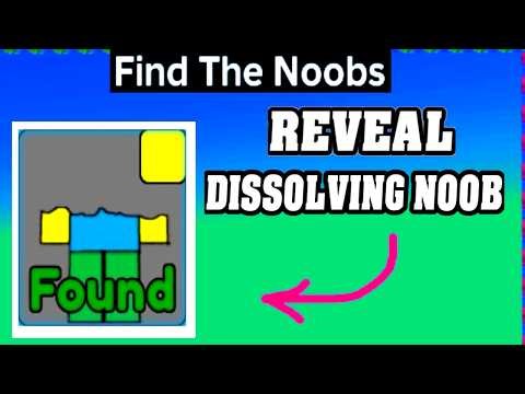 Reveal DISSOLVING NOOB Location in FIND THE NOOBS ROBLOX (Update Version)