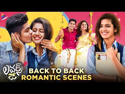 Lovers Day Movie Back To Back Romantic Scenes | Priya Prakash Varrier | Noorin Shereef | Roshan