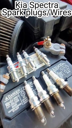Kia Spectra NGK Spark Plug and Wires.