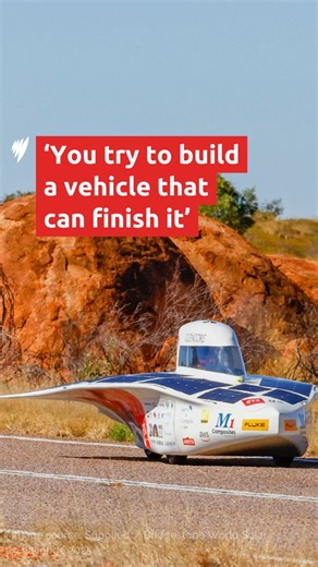 14K views · 180 reactions | A fleet of high-tech solar cars is driving across the Australian outback as part of the World Solar Car Challenge. More than 1,000 participants from 18 countries are taking part in the event, which runs every two years. Participants say it's not just a race, but a test of innovative technology that could make its way into industry. Learn more: https://ow.ly/PX2E50WLRrB | SBS News | Facebook