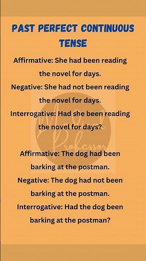 "Past Perfect Continuous Tense Made Easy: Essential Examples"