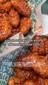 Enjoy NBA All-Star 2025 with 20 Boneless Wings, Large Fries, and 2 dips for only $16.99 | Wingstop