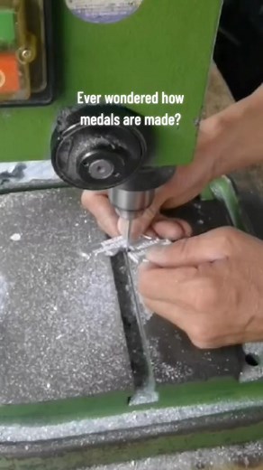 Medal deburring involves removing small imperfections, burrs, or sharp edges from the medal's surface. Techniques used include: # Deburring Methods: 1. *Mechanical deburring*: Rotating brushes or abrasive materials remove imperfections. 2. *Chemical deburring*: Acids or chemicals dissolve imperfections. 3. *Ultrasonic deburring*: High-frequency sound waves remove imperfections. # Importance: Deburring enhances the medal's appearance, safety, and overall quality. #followersreelsfypシ゚viralシfypシ゚vi