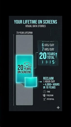 How Many Years You Spend on Screens