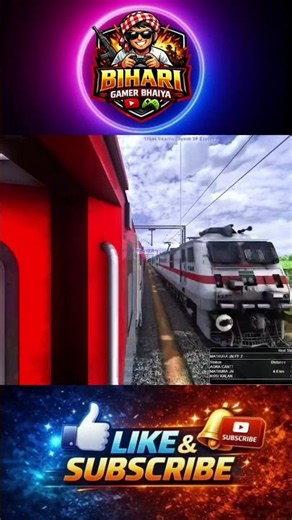 😱130 speed limit with crosing train in msts gameplay #shorts #shortsfeed #train #gaming #viral