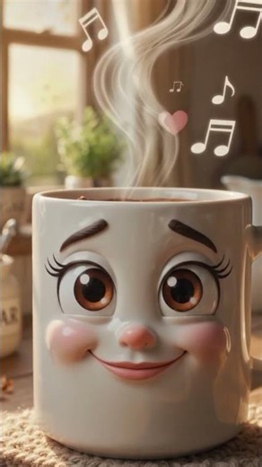 This Coffee Mug is Alive 😍☕ #Shorts #viral #cute #coffee #ytshorts #viralvideo #aesthetic #relax