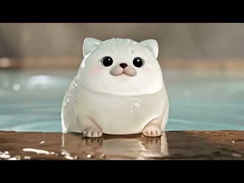 AI ASMR マンチアザラシCat-Shaped Ice Molds | Cute Kitchen Gadgets