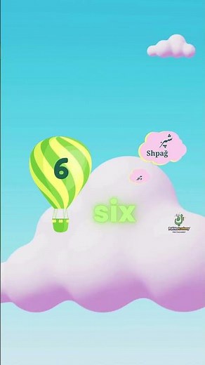 Pashto Number 6️⃣ شپږ = Six Learn Pashto Numbers Easily