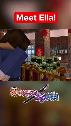 Introducing Ella from #MagicOfKuma Animated Minecraft Show