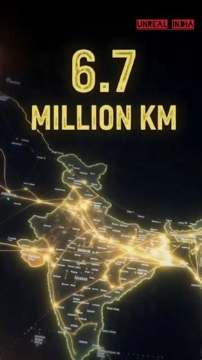 World’s 2nd Largest Road Network #shorts #ytshorts #facts #amazingfacts #unrealindia #knowledge