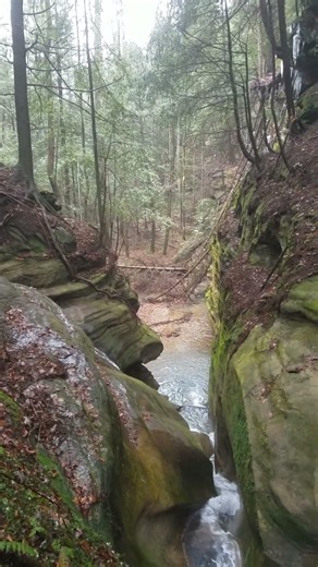 What's Above Enchanted Falls Will Surprise You! #ohiowaterfalls #waterfallhike #hiking