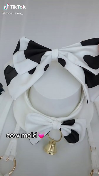 Cute Pastel Cow Cosplay: Strawberry Cow Egirl.Femboy Anime Look