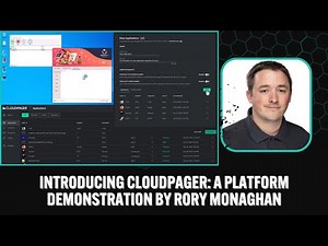 Introducing Cloudpager - Platform Demonstration by Rory Monaghan