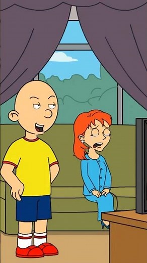 Caillou makes Rosie cry! #caillou #fyp #goanimate #caillougetsgrounded
