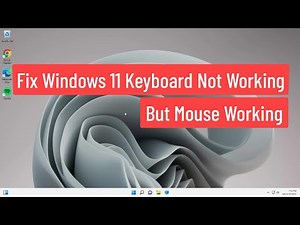 Fix Windows 11 Keyboard Not Working But Mouse Working