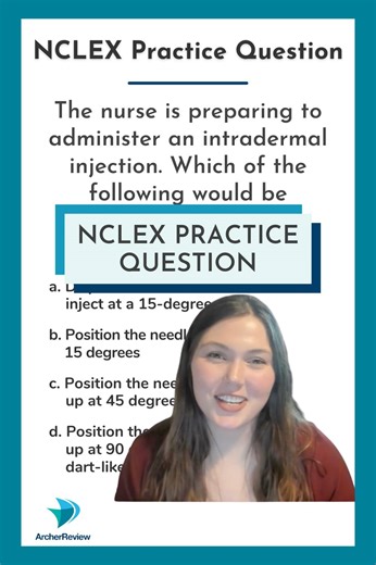 It's time for another NCLEX® practice question with Rachel at Archer Review! Comment below with your answer, and let us know what questions you have! 💬 We have thousands of practice questions like this to get you NCLEX-ready, included with our Sure PASS program - sign up by 12/1 for 30% off! 🤩 https://archerreview.link/blackfriday-m-2025 #futurenurse #nursingstudentlife #nclexquestions | Archer NCLEX Review