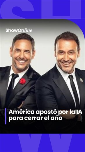 ShowOnLine ✨ on Instagram: "americatv presentó su Historia I.A de Fin de Año, una pieza audiovisual especial que propone una forma distinta de cerrar el año en la televisión abierta. Con una apuesta narrativa y el uso creativo de inteligencia artificial, el canal se alejó del clásico spot institucional. 📺 El video construye una historia continua con guiños al cine y la cultura popular, e incluye la participación de todas las figuras del canal. Hacia el final, la aparición de una figura misterio