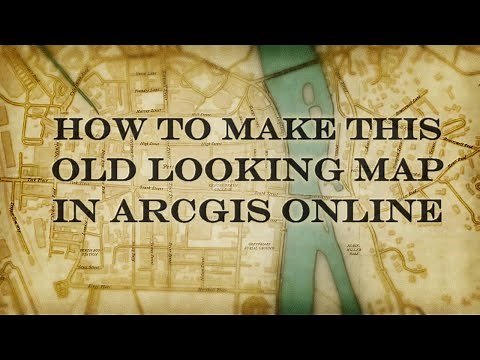 How to Make this Old Looking Map in ArcGIS Online
