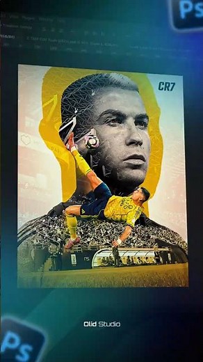 Ronaldo Poster Design #photoshop #football #sportsdesign