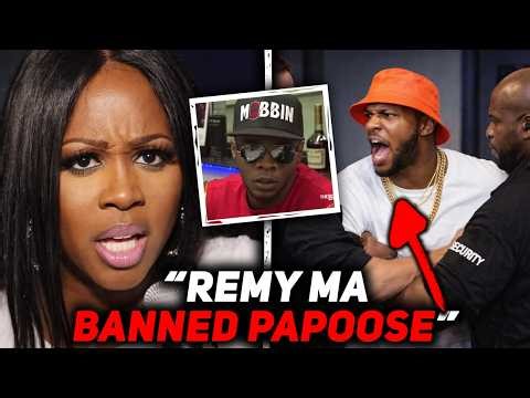 Remy Ma BANS Papoose FORVER Leaking Clips Of Him Online!
