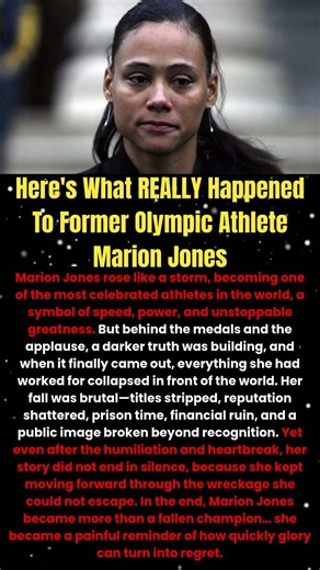 Here's What REALLY Happened To Former Olympic Athlete Marion Jones #short