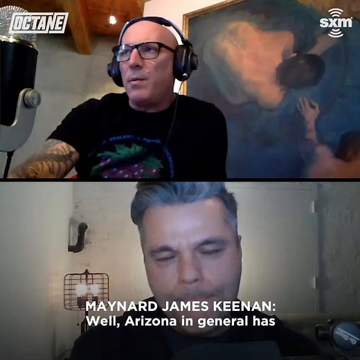 Puscifer's fourth album, 'Existential Reckoning,' is out today! Lead singer Maynard James Keenan had a thought-provoking conversation with Grant Random about Arizona, his various musical projects, Muay Thai, mushrooms, and more. Listen to it on the app. | SiriusXM Octane