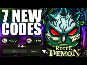 ✨[NEW CODES]✨ROGUE DEMON ROBLOX CODES 2025|ROGUE DEMON NEW CODES