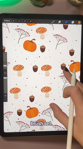 Perfect repeating pattern in Procreate! #procreatetips #procreatetutorials #procreate #digitalart