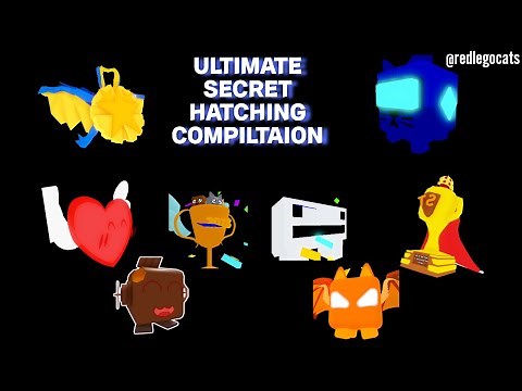 ✨🍀ULTIMATE SECRET HATCHING COMPILATION 20+ SECRET PETS HATCHED🍀✨