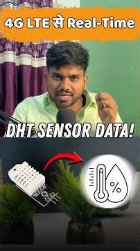 ESP32 + DHT22 Using 4G LTE: Live HTTP Sensor Data & Real-Time IoT Dashboard #esp32 #diy #iot #4glte