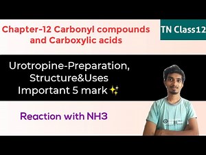 Urotropine-Preparation, Structure & Uses|Reaction with NH3|TN Class12|Chemistry