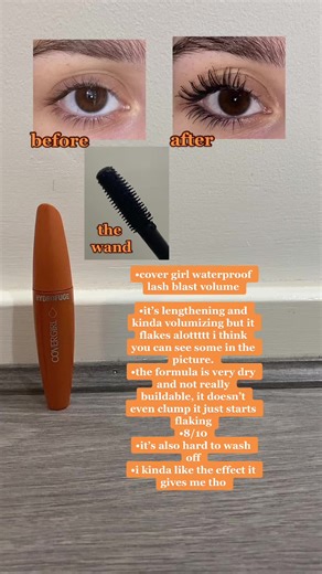 CoverGirl Lash Blast Volume Waterproof Mascara Review