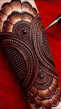 Bridal Easy Back Hand Mehndi Design #mehndi #shortviral #shorts #short