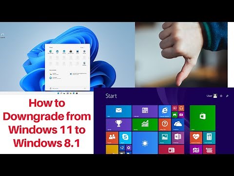 How to Downgrade from Windows 11 to Windows 8.1 | How to rollback to Windows 8 from Windows 11