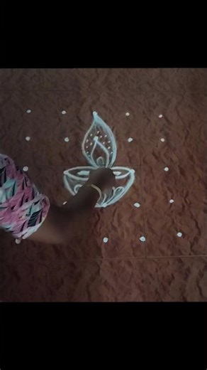 alagiya vilakku kolam #shorts #shortsfeed